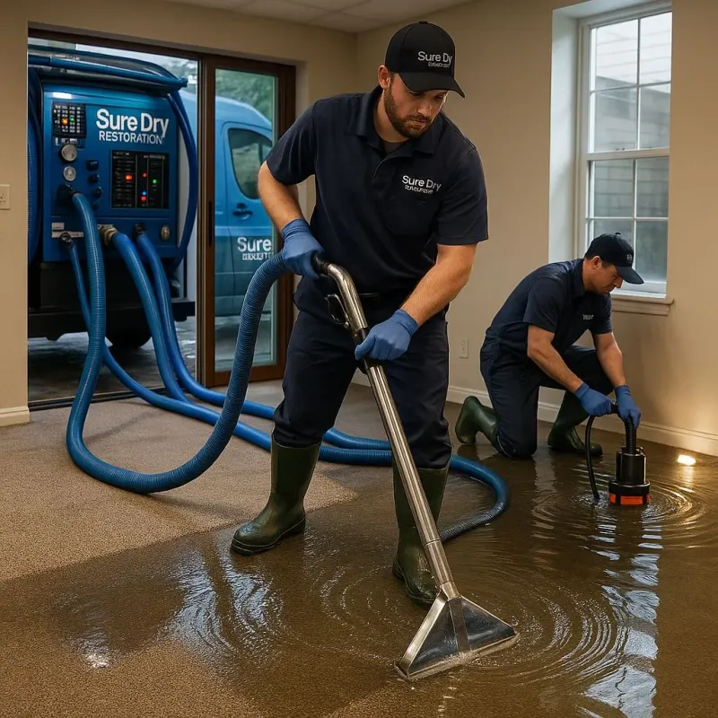 Water Extraction and Removal process in North Scituate, MA
